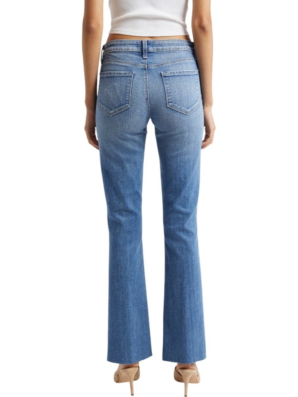 L’AGENCE Sneeki Flare Hansen Mid Rise Jeans Size 27 New - Picture 16 of 16